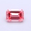 1.04 Ct. Fancy Vivid  Pink Emerald Lab Grown Diamond