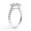 Luxe Lotus Flower Diamond Ring, smallside view