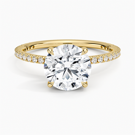 18K Yellow Gold Perfect Fit Three-Quarter Diamond Ring (1/4 ct. tw.)