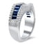 Sapphire Baguette Band, smallview
