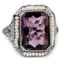 Edwardian Amethyst Cocktail Ring