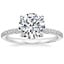 18K White Gold Simply Tacori Classic Diamond Ring (1/5 ct. tw.), smalltop view