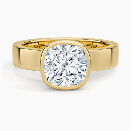 Peyton Bezel Diamond Solitaire Ring