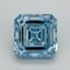 10.03 Ct. Fancy Vivid Blue Asscher Lab Grown Diamond