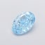 1.39 Ct. Fancy Vivid Blue Oval Lab Grown Diamond
