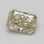 0.82 Ct. Fancy Light Grayish Yellow Radiant Lab Grown Diamond