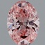 1.86 Ct. Fancy Vivid Pink Oval Lab Grown Diamond