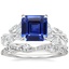 Platinum Secret Garden Diamond Ring (1/2 ct. tw.) with Luxe Winding Willow Diamond Ring (1/4 ct. tw.)