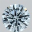 3.11 Ct. Fancy Vivid Blue Round Lab Grown Diamond