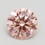 2.20 Ct. Fancy Intense Pink Round Lab Grown Diamond
