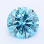 1.12 Ct. Fancy Vivid Blue Round Lab Grown Diamond