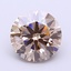 1.50 Ct. Fancy Light  Brown Round Lab Grown Diamond