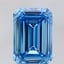 4.29 Ct. Fancy Vivid  Blue Emerald Lab Grown Diamond