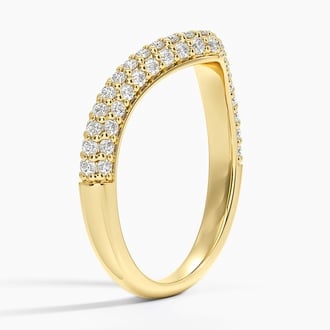 Petite Adelaide Curved Lab Diamond Ring (1/2 ct. tw.)