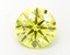 1.01 Ct. Fancy Vivid Yellow Round Lab Grown Diamond