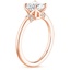 14K Rose Gold Leighton Diamond Ring, smallside view