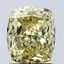 2.05 Ct. Fancy Intense Yellow Cushion Lab Grown Diamond