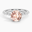 18K White Gold Marseille Half Coverage Diamond Ring (1/4 ct. tw.), smalltop view