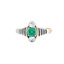 Art Deco Emerald Vintage Ring