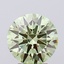 3.02 Ct. Fancy Green Round Lab Grown Diamond