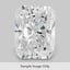 2.45 Carat Radiant Diamond large top view