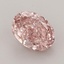 1.70 Ct. Fancy Intense Brownish Pink Oval Lab Grown Diamond