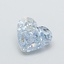 1.06 Ct. Fancy Intense  Blue Heart Lab Grown Diamond