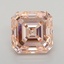 3.48 Ct. Fancy Intense  Pink Asscher Lab Grown Diamond