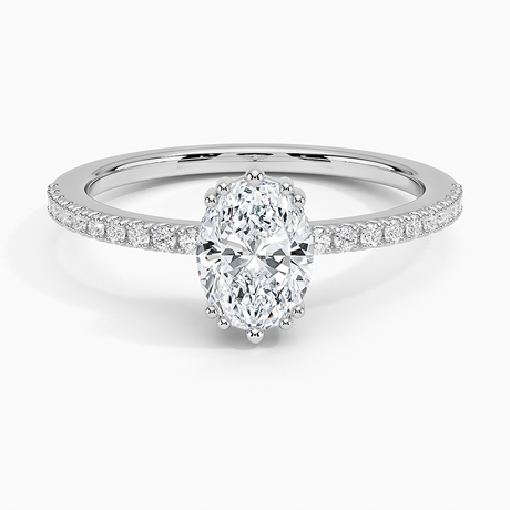 Luxe Kalina Hidden Halo Diamond Ring