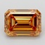 3.01 Ct. Fancy Light  Brown Emerald Lab Grown Diamond