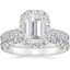 PT Moissanite Luxe Sienna Halo Diamond Bridal Set (1 3/8 ct. tw.), smalltop view