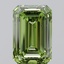 4.92 Ct. Fancy Vivid  Green Emerald Lab Grown Diamond