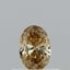 0.32 Ct. Fancy Intense  Yellow Oval Lab Grown Diamond
