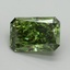 10.51 Ct. Fancy Vivid Green Radiant Lab Grown Diamond