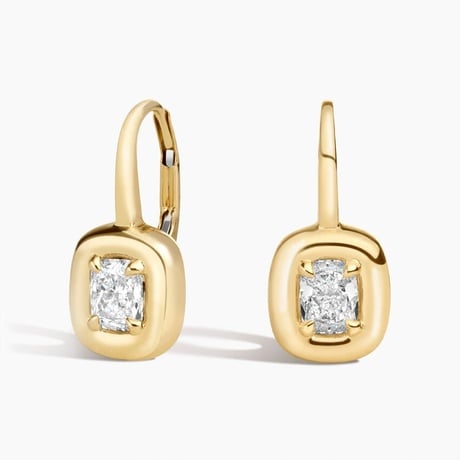 Andrea Cushion Lab Diamond Drop Earrings (7/8 ct. tw.)