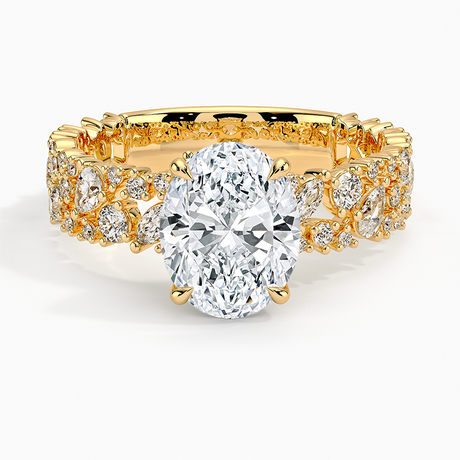 18K Yellow Gold Glacé Diamond Ring (3/4 ct. tw.)