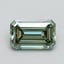 1.01 Ct. Fancy Intense Pacific Green Emerald Lab Grown Diamond