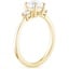 18K Yellow Gold Petite Selene Three Stone Diamond Ring (1/10 ct. tw.), smallside view