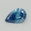 0.53 Ct. Fancy Vivid Blue Pear Lab Grown Diamond