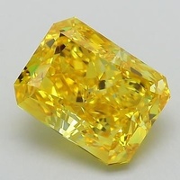2.64 Ct. Fancy Yellow Radiant Lab Grown Diamond