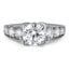Custom Vintage-Inspired Hand Engraved Diamond Ring