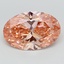 4.98 Ct. Fancy Vivid  Pink Oval Lab Grown Diamond