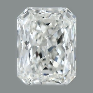 Radiant diamond — real photo