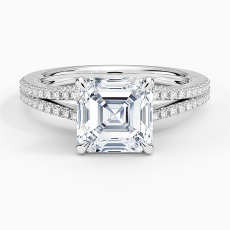 Split Shank Setting with Gallery Accents