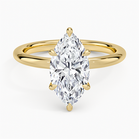 18K Yellow Gold Manon Solitaire Ring