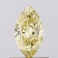 0.63 Ct. Fancy Yellow Marquise Lab Grown Diamond