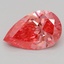 1.53 Ct. Fancy Vivid Pink Pear Lab Grown Diamond