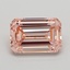 3.05 Ct. Fancy Intense  Pink Emerald Lab Grown Diamond