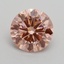 1.75 Ct. Fancy Intense Pink Round Lab Grown Diamond
