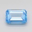 2.92 Ct. Fancy Vivid Blue Emerald Lab Grown Diamond